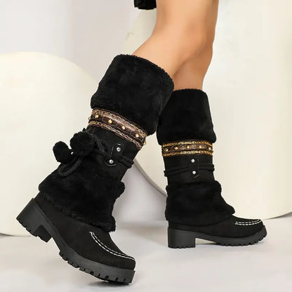 Arctic Charm Faux Boots