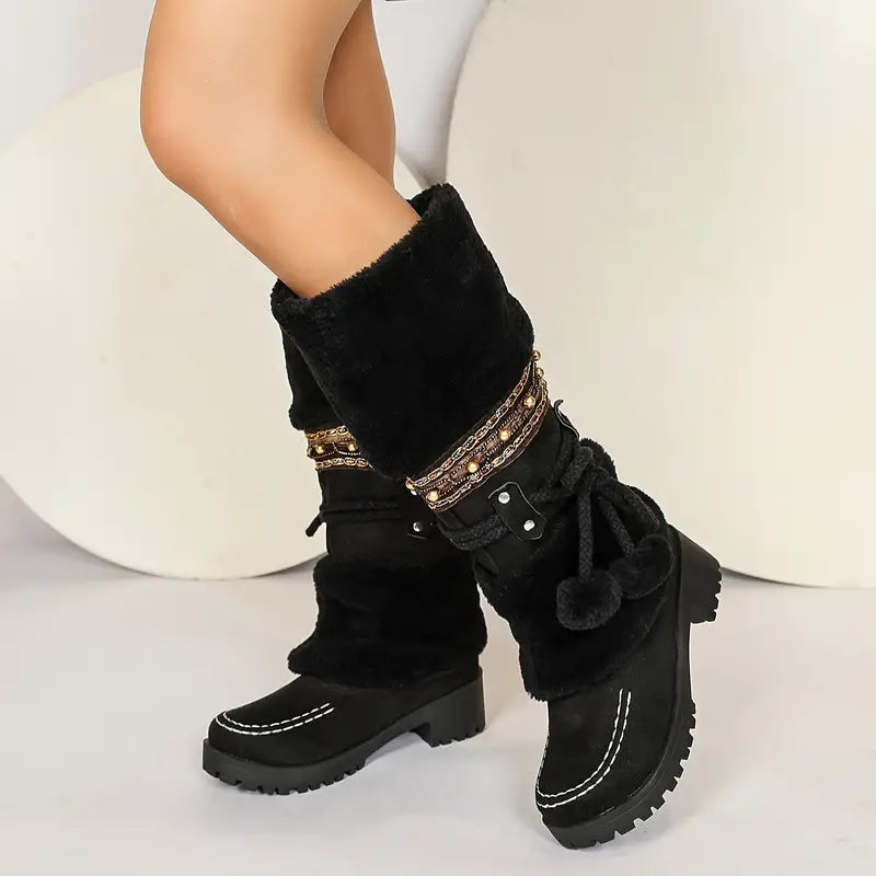 Arctic Charm Faux Boots