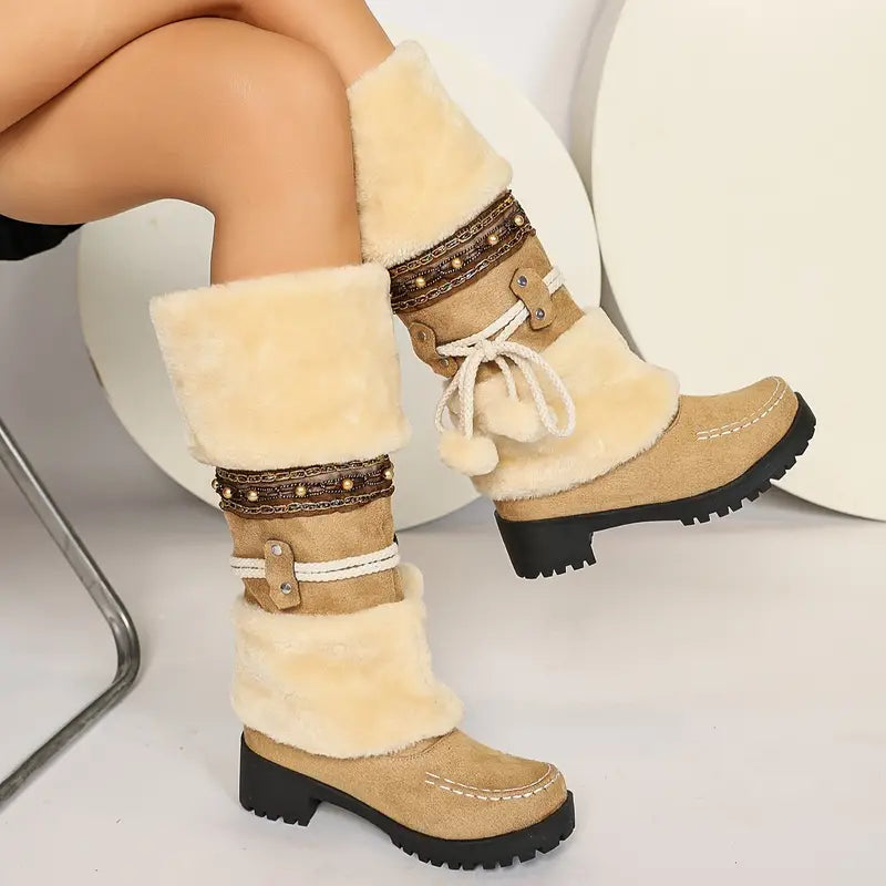 Arctic Charm Faux Boots