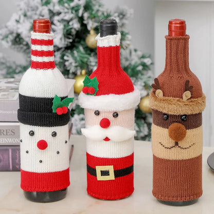 Christmas Wine Bottle Cover