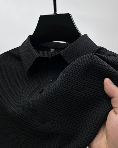 Premium Men's Textured  Polo