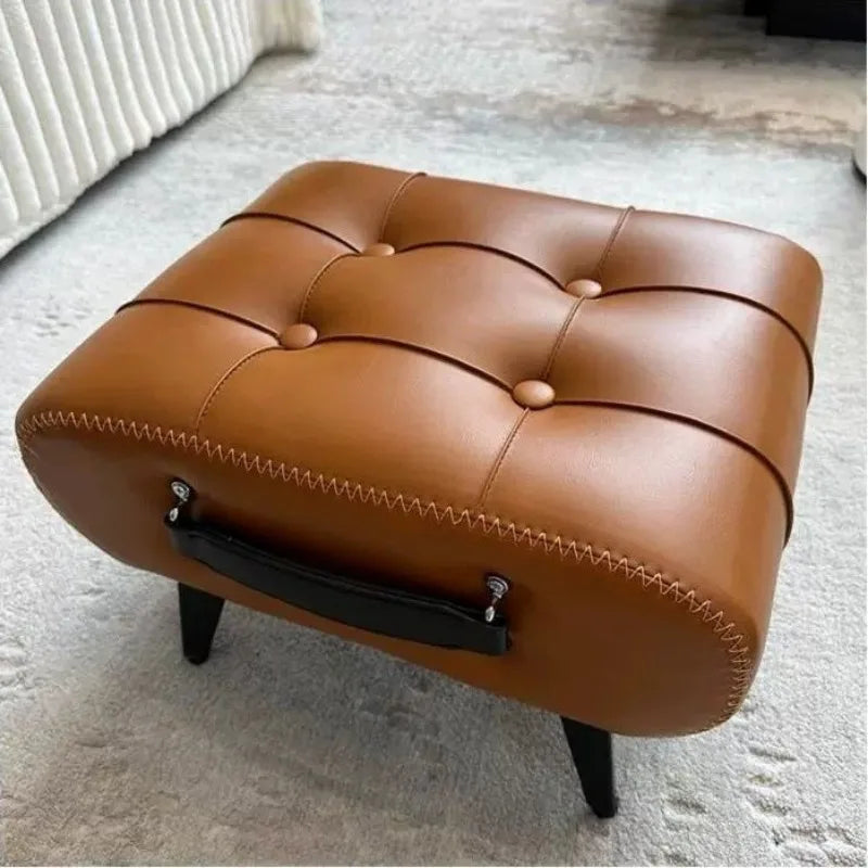 GenuineLeatherOttoman