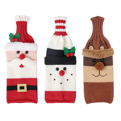 Christmas Wine Bottle Cover