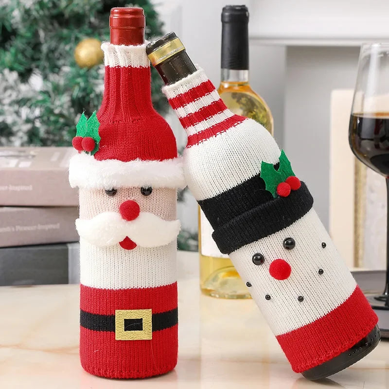 Christmas Wine Bottle Cover