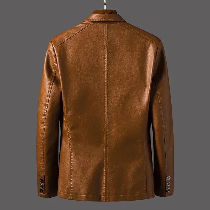 Toscano Noir Genuine Leather Jacket