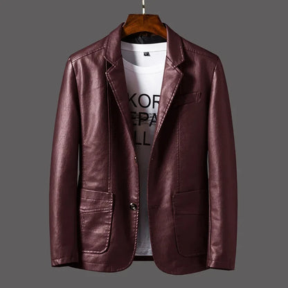 Toscano Noir Genuine Leather Jacket