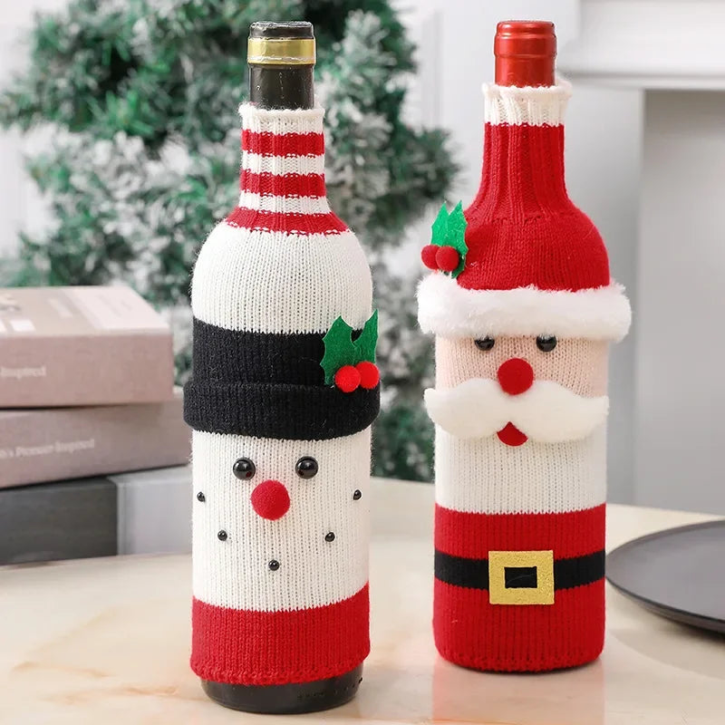 Christmas Wine Bottle Cover