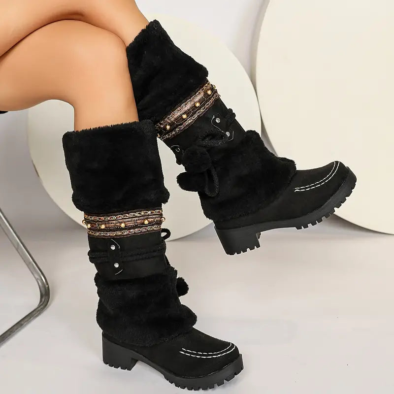 Arctic Charm Faux Boots