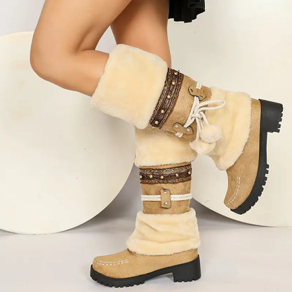 Arctic Charm Faux Boots