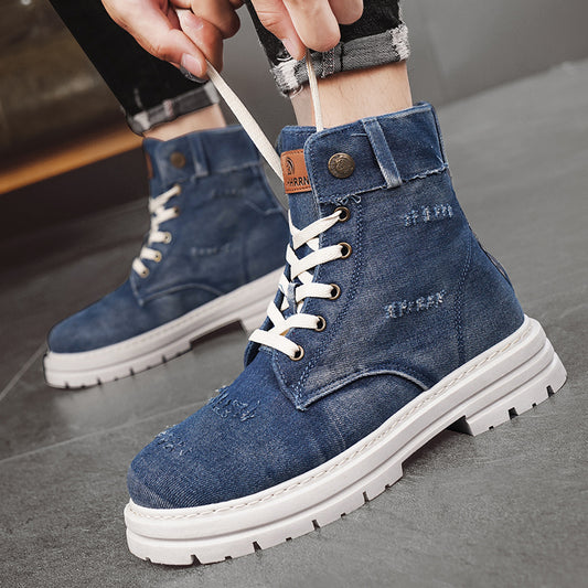 Denim Outlaw Boots